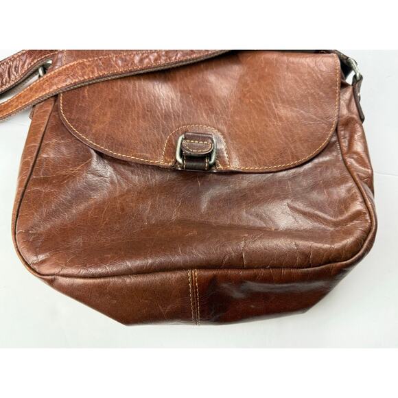 JACK GEORGES Leather Crossbody Bag with Adjustable Strap - Picture 2 of 10